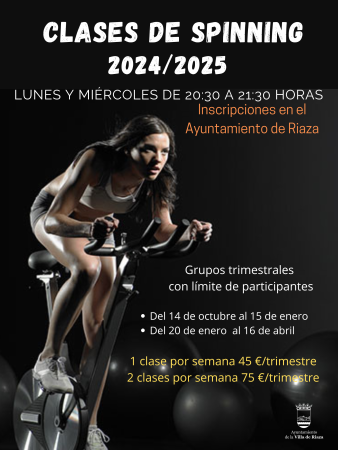 Imagen CLASES SPINNING 2024-2025