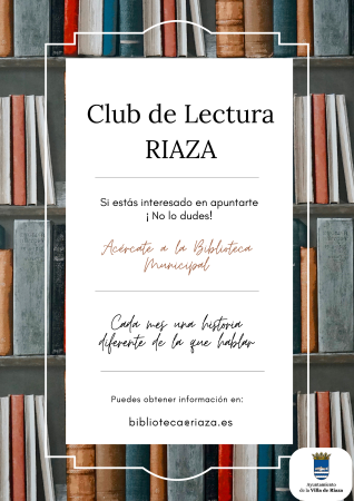 Imagen CLUB DE LECTURA RIAZA.