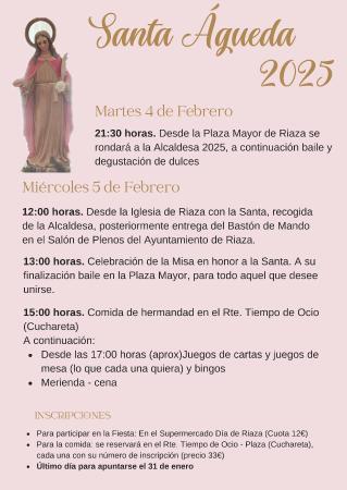 Imagen SANTA ÁGUEDA 2025.